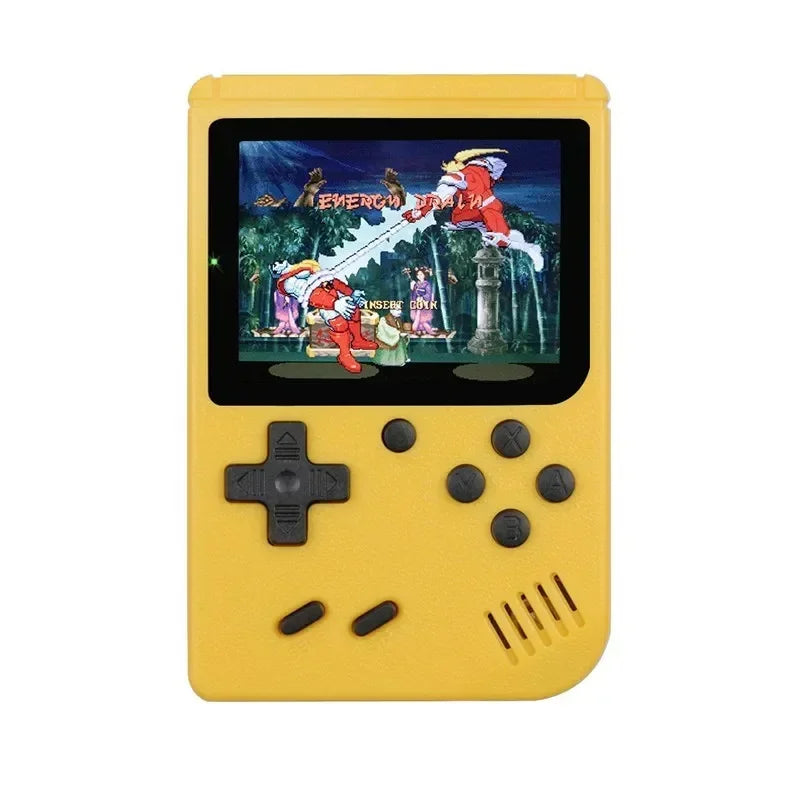USAMR Mini Portable Retro Handheld Game Console: 400 Classic Nostalgic Games, 3in Screen, 2-Player Support & TV Output