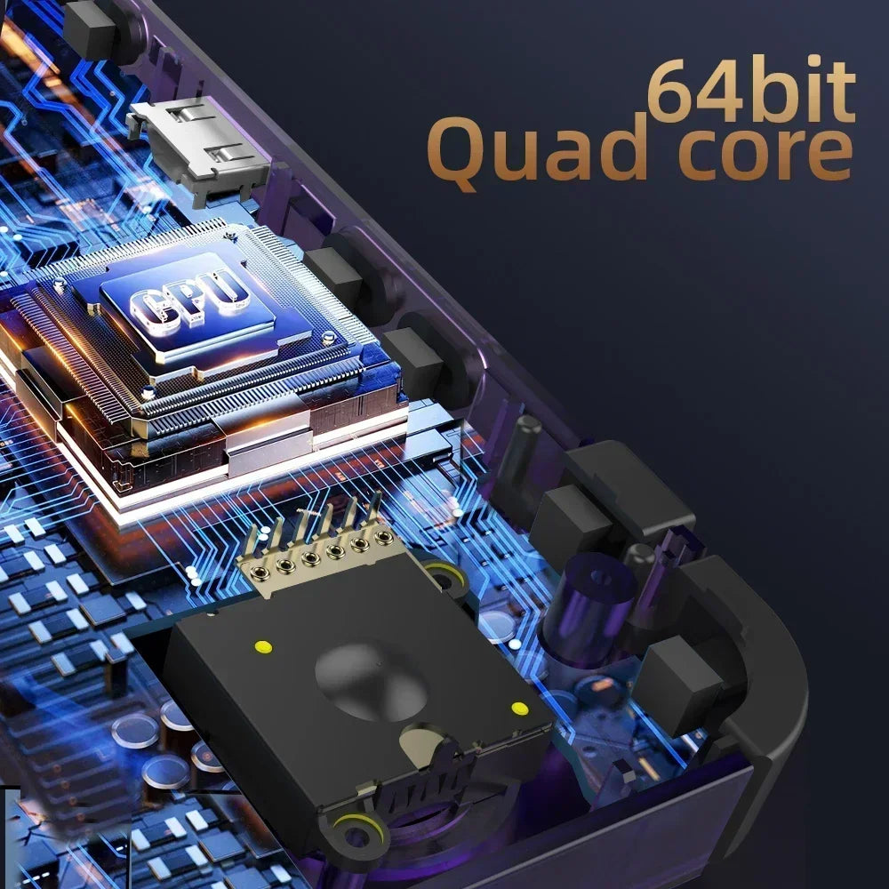 USAMR R36H Retro Handheld Game Console 3.5-inch IPS Screen Portable Open Source Linux System Classic Game Console Video Player