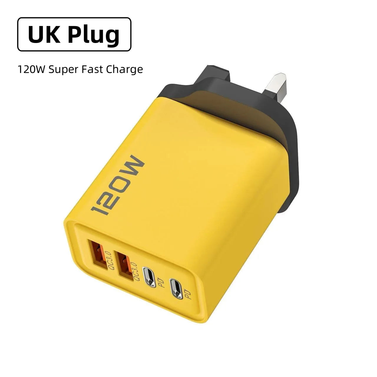 USAMR 120W Fast Charger Type C Quick Charge 3.0 USB Charger Adapter For iPhone PD USB Charger Fast Charging Plug