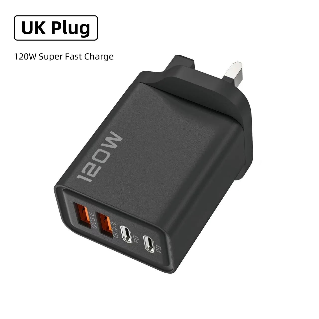 USAMR 120W Fast Charger Type C Quick Charge 3.0 USB Charger Adapter For iPhone PD USB Charger Fast Charging Plug