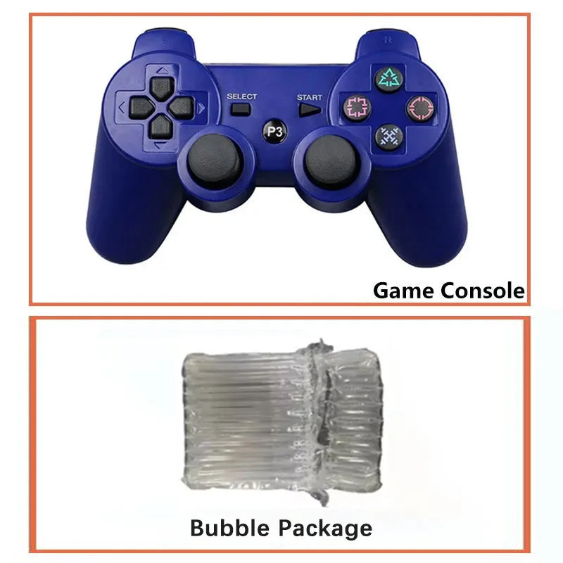 Wireless Gamepad for PS3: Bluetooth Connectivity, Vibration Feedback, ABS Environmental Protection Material & Snowflake Buttons