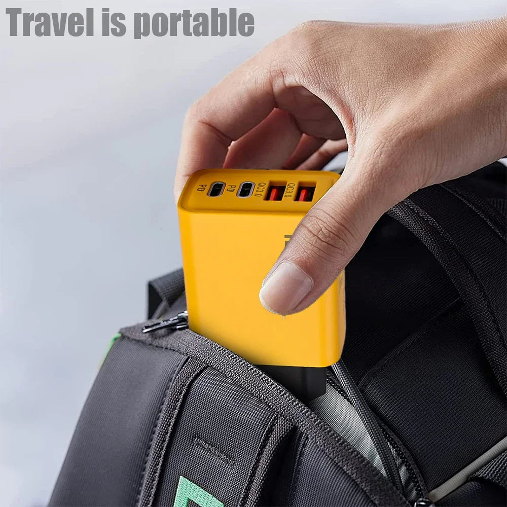 USAMR 120W Fast Charger Type C Quick Charge 3.0 USB Charger Adapter For iPhone PD USB Charger Fast Charging Plug