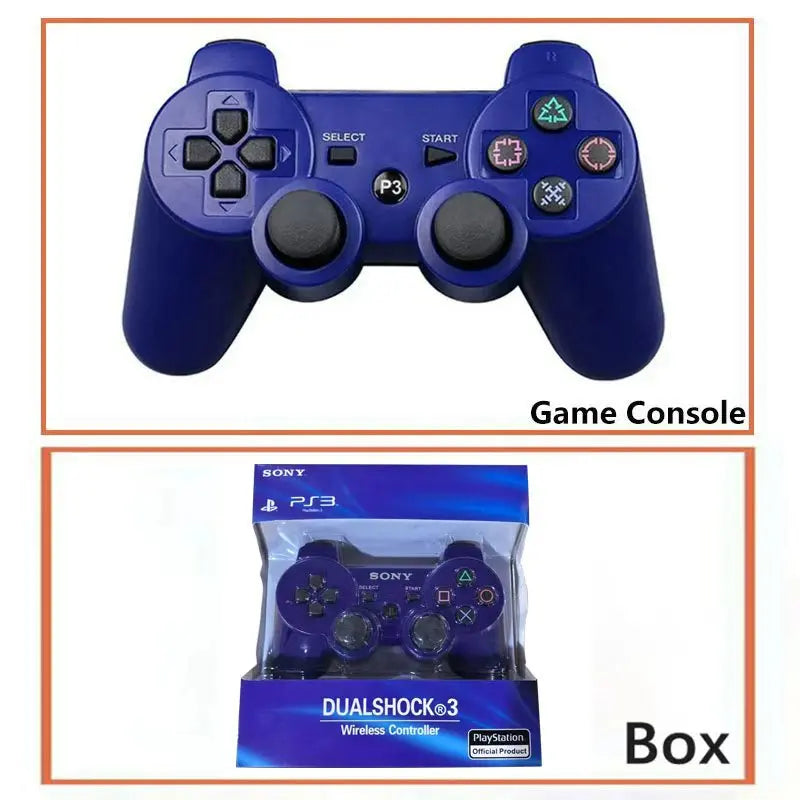 Wireless Gamepad for PS3: Bluetooth Connectivity, Vibration Feedback, ABS Environmental Protection Material & Snowflake Buttons